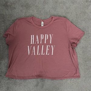 Penn State Nittany Lions Happy Valley Tailgate cropped t shirt!